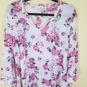 Modcloth floral blouse